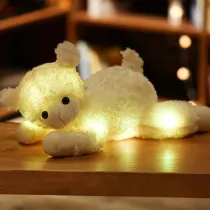Cute LED Sheep Glowing Alpaca Stuffed Animals Plush Dolls