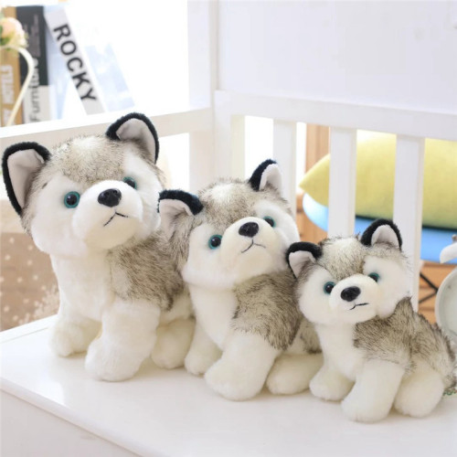Cute Husky Doll Stuffed Animals Puppy Dog Toys