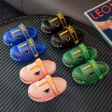 Toddlers Kids 3D Cartoon Dinosaur Flat Beach Summer Slippers
