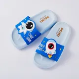 Toddlers Kids Space Rocket Astronaut Flat Beach Summer Slippers