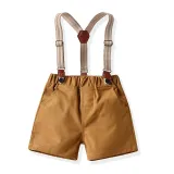 Brother and Sister Flower Outfit Twins Boy Short Set and Girl Dress