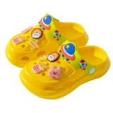 Toddlers Kids Spaceship Bear Flat Beach Summer Slippers