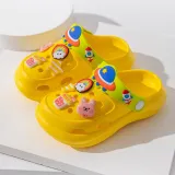 Toddlers Kids Spaceship Bear Flat Beach Summer Slippers