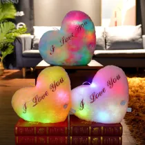 LED Love Heart Glowing Stuffed Plush Toys