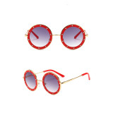 Kids Cartoon Anti-UV Gradient Protection Round Sunglasses