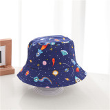 Kids Anti-UV Cartoon Pattern Outdoor Bucket Hat