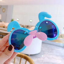 Kids Cartoon Rabbit Shape Anti-UV Gradient Protection Sunglasses
