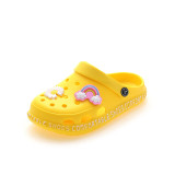 Toddlers Kids Letters Bow Car Flat Beach Summer Slippers