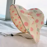 Kids Anti-UV Cartoon Polka Dots Outdoor Beach Sunhat