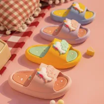 Toddlers Kids Rainbow Unicorn Flat Beach Summer Slippers