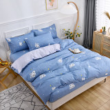 4PCS Cover Set Comfortable Cartoon Rabbit Ocean Star Stripe Bedding For Home