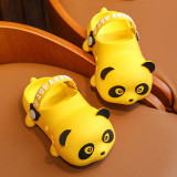 Toddlers Kids Panda Flat Beach Summer Slippers