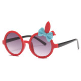 Kids Cartoon Cute Rabbit with Bow Tie Anti-UV Protection Sunglasses