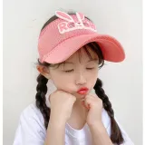Kids Anti-UV Cartoon Rabbit Peaked Empty Top Outdoor Baseball Cap
