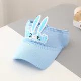 Kids Anti-UV Cartoon Rabbit Peaked Empty Top Outdoor Baseball Cap