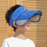 Kids Anti-UV Cartoon Empty Top Peaked Cap Outdoor Hat