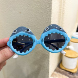 Kids Fashion Cartoon Cute Shark Anti-UV Protection Sunglasses