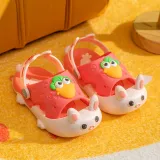 Toddlers Kids Rabbit Carrot Unicorn Flat Beach Summer Slippers