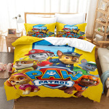 Kids Duvet Covers Sets PAW Patrol Cartoon Pattern Printed Bedding With Pillowcases