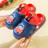 Toddlers Kids Dinosaur Bear Unicorn Flat Beach Summer Slippers