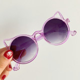Kids Fashion Cat Ears Anti-UV Protection Sunglasses