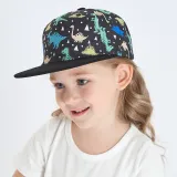 Kids Cartoon Patter Anti-UV Peaked Ourdoor Baseball Cap