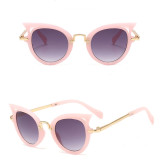 Kids Fashion Oval Anti-UV Gradient Protection Sunglasses