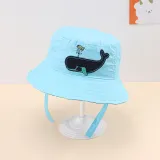 Kids Baby Anti-UV Cute Cartoon Pattern Outdoor Bucket Fisherman Cap