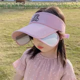 Kids Anti-UV Cartoon Empty Top Peaked Cap Outdoor Hat