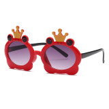 Kids Cartoon Cute Frog Anti-UV Gradient Protection Sunglasses