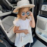 Kids Fashion Pearl Gradient Anti-UV Protection Sunglasses