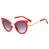 Kids Fashion Oval Anti-UV Gradient Protection Sunglasses