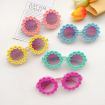 Kids Fashion Cartoon Flower Anti-UV Protection Sunglasses
