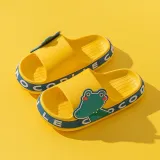 Toddlers Kids Cartoon Lion Bear Crocodile Flat Beach Summer Slippers