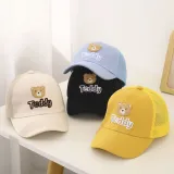 Kids Anti-UV Breathable Peaked Teddy Bear Outdoor Baseball Cap