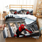 Kids Bedding Cartoon Spider Themes Quilt Cover Set