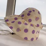 Kids Anti-UV Cartoon Polka Dots Outdoor Beach Sunhat
