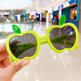 Kids Cartoon Apple Shape Anti-UV Protection Sunglasses