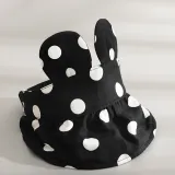 Kids Baby Anti-UV Cartoon Rabbit Polka Dots Peaked Empty Top Outdoor Baseball Cap