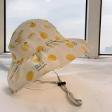 Kids Anti-UV Cartoon Polka Dots Outdoor Beach Sunhat