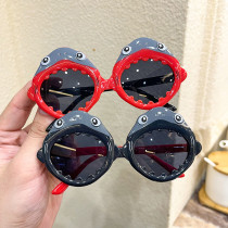 Kids Fashion Cartoon Cute Shark Anti-UV Protection Sunglasses