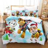 Kids Duvet Covers Sets PAW Patrol Cartoon Pattern Printed Bedding With Pillowcases