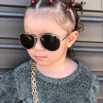 Kids Fashion Anti-UV Gradient Protection Sunglasses
