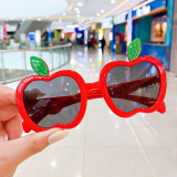 Kids Cartoon Apple Shape Anti-UV Protection Sunglasses