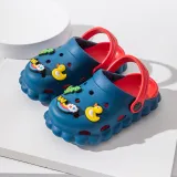 Toddlers Kids Dinosaur Yellow Duck Flat Beach Summer Slippers
