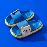 Toddlers Kids Cartoon Lion Bear Crocodile Flat Beach Summer Slippers
