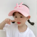 Kids Anti-UV Cartoon Rabbit Peaked Empty Top Outdoor Baseball Cap