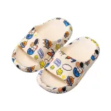 Toddlers Kids Printing Rabbit Bear Flat Beach Summer Slippers