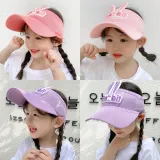 Kids Anti-UV Cartoon Rabbit Peaked Empty Top Outdoor Baseball Cap