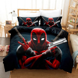 Boy Bedding Cartoon Pattern Printed Quilt Cover With Pillowcases